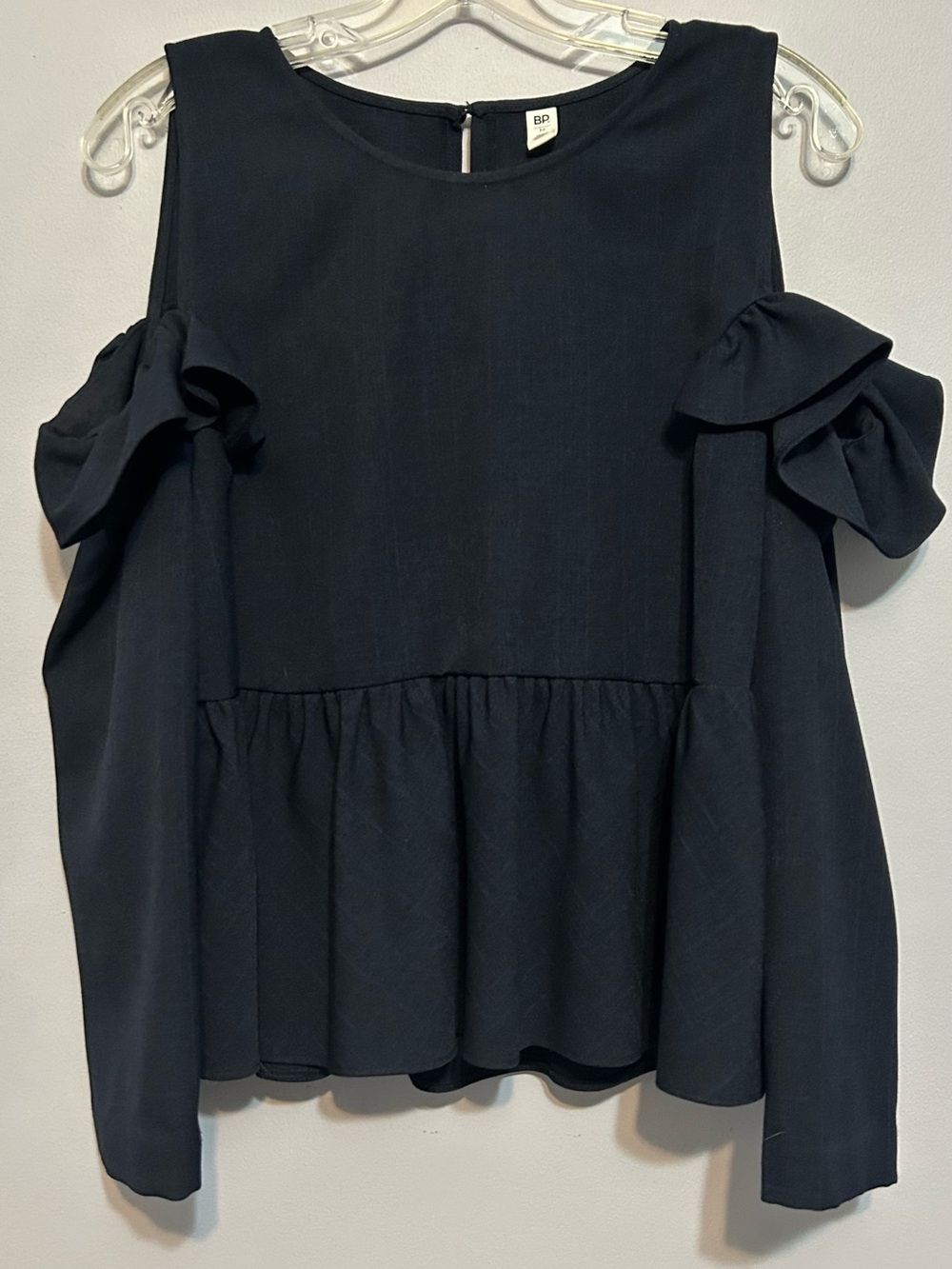 BP Cold Shoulder top with Ruffle detail